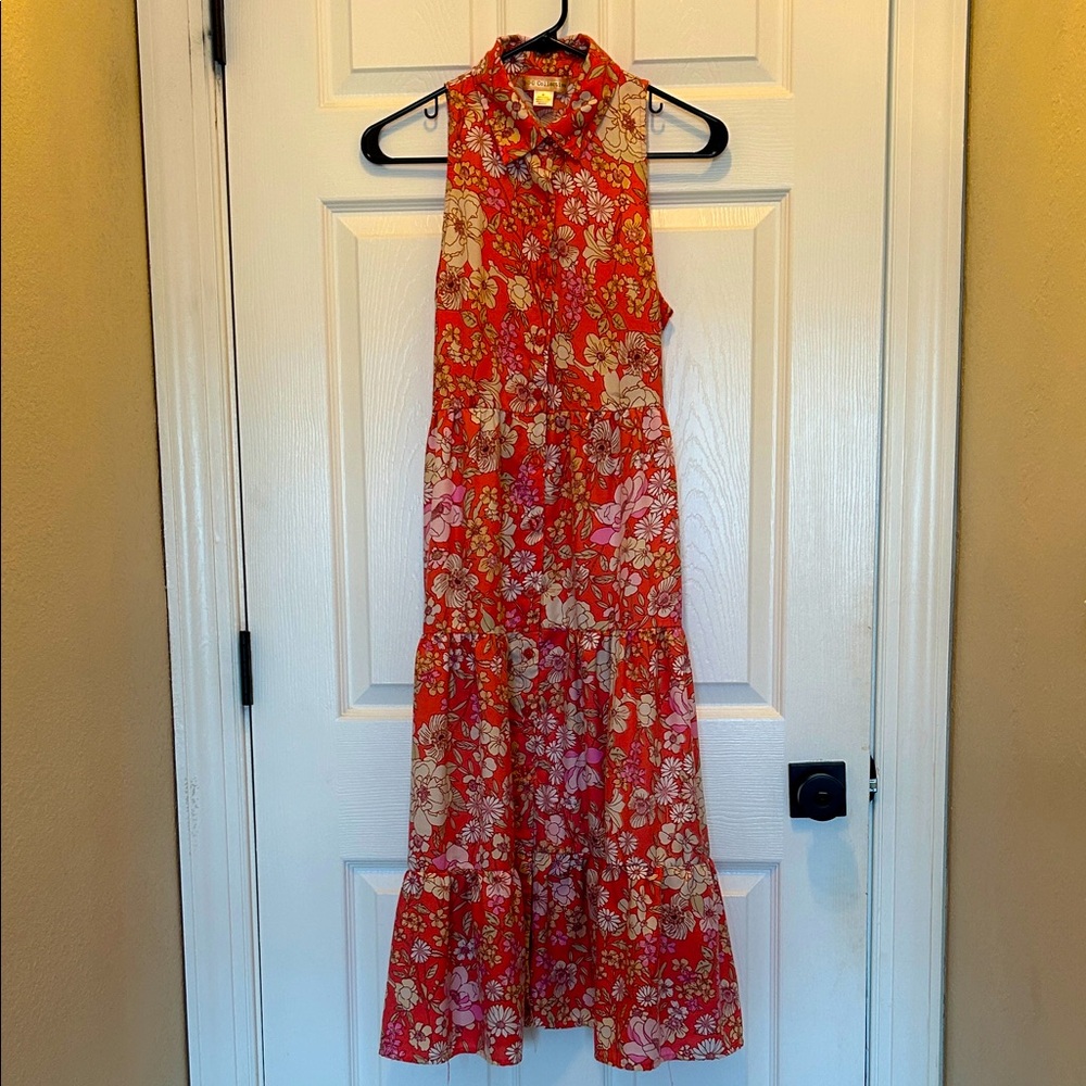 Floral Sleeveless Maxi Dress 🌸